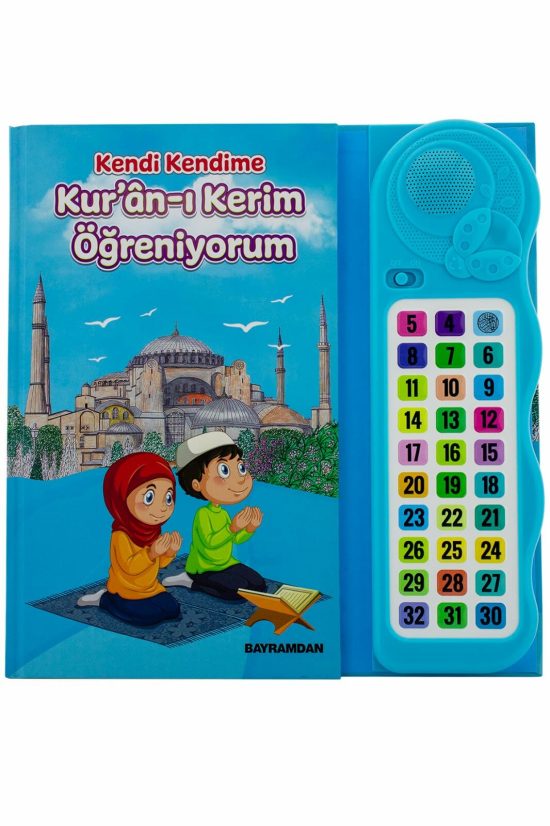 Kendi Kendime 10 Saat'de Kuran Öğreniyorum Sesli cihazlı kitap Mavi